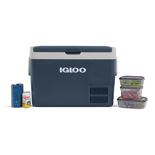 Igloo, 59 L, 12/24 V, blue - Car cooler