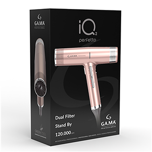 GA.MA iQ2 Perfetto, 1600 W, rose gold - Hair dryer