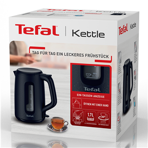 Tefal Morning Kettle 1.7 L, juodas - Virdulys