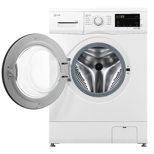 LG, 6.5 kg, depth 44 cm, 1200 rpm - Front load washing machine