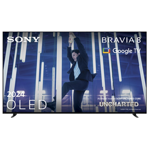 Sony Bravia 8, 77", 4K UHD, OLED, темно-серый - Телевизор K77XR80PAEP