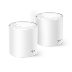 TP-Link Deco X10, 2-PACK, WiFi 6, mesh, baltas  - WiFi Maršrutizatorius