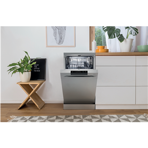 Gorenje, 9 place settings, grey - Free standing dishwasher