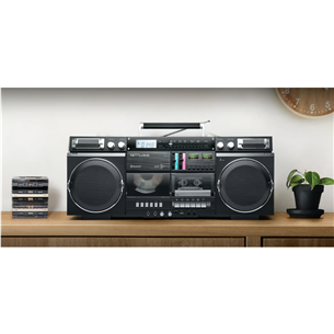 Muse M-380 Ghetto Blaster, black - Boombox