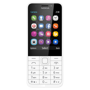 Nokia 230 Dual SIM, baltas - Mobilus telefonas 286944147