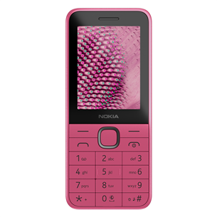 Nokia 225 4G (2024) Dual SIM, rožinis - Mobilusis telefonas