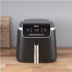 Ninja Air Fryer PRO 4.7 L, 2000 W, juoda - Karšto oro gruzdintuvė