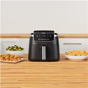 Ninja Air Fryer PRO 4.7 L, 2000 W, juoda - Karšto oro gruzdintuvė