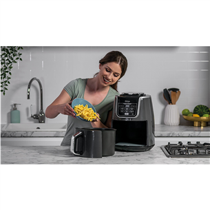 Karšto oro gruzdintuvė Ninja AF160EU Air Fryer MAX, 5,2 l, 1750 W, pilka