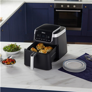 Ninja Air Fryer MAX PRO 6.2L, 2000 W, juoda - Karšto oro gruzdintuvė