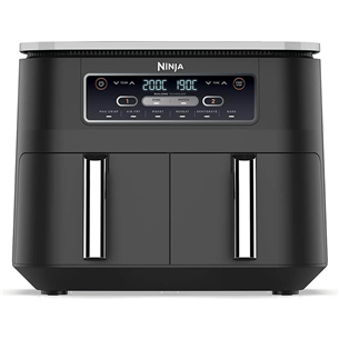 Ninja Foodi Dual Zone, 7,6 L, 2400 W, juoda - Karšto oro gruzdintuvė AF300EU