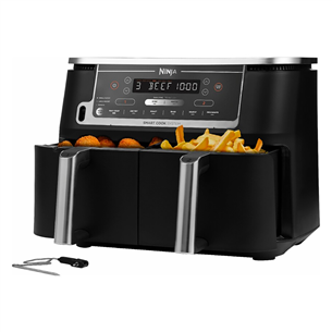 Ninja Foodi MAX Dual Zone, with probe, 9.5 L, 2470 W, black - Air fryer