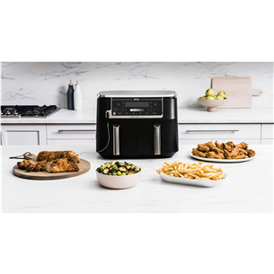 Ninja Foodi MAX Dual Zone, with probe, 9.5 L, 2470 W, black - Air fryer