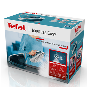 Tefal Express Easy, 2200 W, blue/white - Steam generator