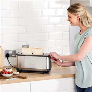 Ninja Foodi 3-in-1, 2400 W, stainless steel - Toaster, Grill & Panini Press