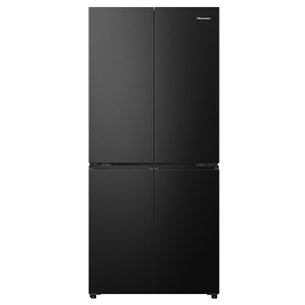 Hisense, Cross Door, No Frost, 483 L, height 179 cm, black - SBS Refrigerator RQ5P470SAFE