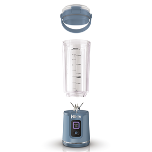 Ninja Blast, blue - Portable cordless blender