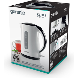 Gorenje, 2200 W, white - Kettle