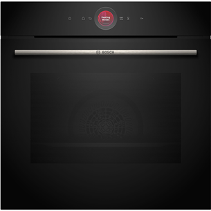 Bosch, Series 8, pyrolytic cleaning, 71 L, black - Built-in oven