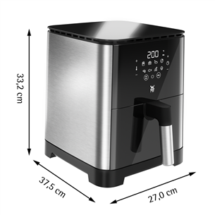 WMF Multi Taste, 1550 W, juoda - Karšto oro gruzdintuvė