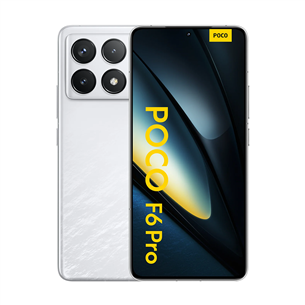 POCO F6 Pro, 512 GB, baltas - Išmanusis telefonas