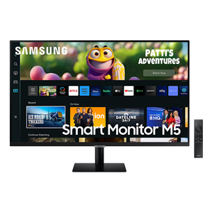 Samsung Smart Monitor M5 M50C, 32'', LED VA, black - Monitor LS32DM500EUXDU