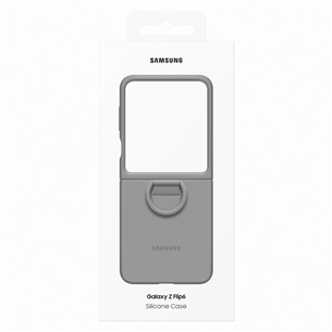 Samsung Silicone case, Galaxy Flip6, pilkas - Dėklas