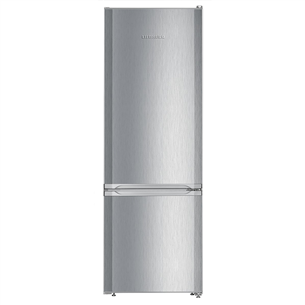 Liebherr, SmartFrost, 265 L, aukštis 162 cm, sidabrinis - Šaldytuvas CUELE2831