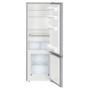 Liebherr, SmartFrost, 265 L, aukštis 162 cm, sidabrinis - Šaldytuvas