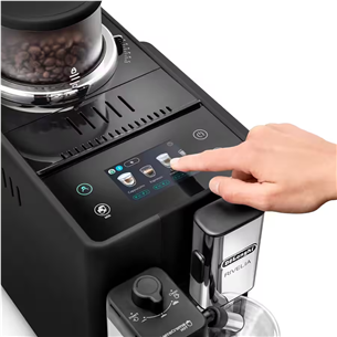 DeLonghi Rivelia Onyx Black, juodas - Kavos aparatas