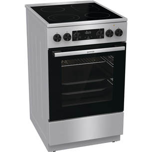 Gorenje, 70 L, width 50 cm, inox - Ceramic cooker with electric oven