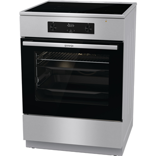 Gorenje, 71 L, width 60 cm, inox - Induction cooker with electric oven