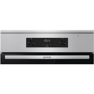 Gorenje, 71 L, width 60 cm, inox - Induction cooker with electric oven