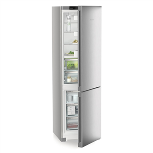 Liebherr, Plus BioFresh, NoFrost, 360 L, height 202 cm, silver - Refrigerator