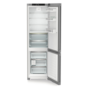 Liebherr, Plus BioFresh, NoFrost, 360 L, height 202 cm, silver - Refrigerator