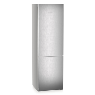 Liebherr, Plus BioFresh, NoFrost, 360 L, aukštis 202 cm, sidabrinis - Šaldytuvas