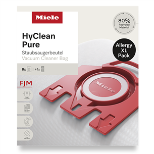 Miele FJM Allergy XL HyClean Pure, 8 vnt. - Dulkių siurblių maišeliai + HEPA filtras