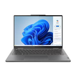 Lenovo Yoga 7 2-in-1 14AHP9, 14", WUXGA, OLED, Ryzen 7, 16 GB, 1 TB, ENG, tamsiai pilka - Nešiojamas kompiuteris 83DK006WLT