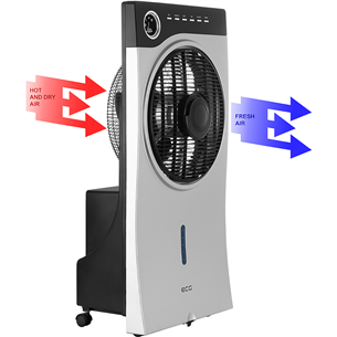 ECG Mr. Fan,  3-in-1, baltas - Ventiliatorius drėkintuvas