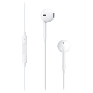 Apple EarPods, 3.5 mm Plug, baltos - Ausinės MWU53ZM/A