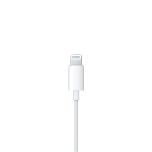 Apple EarPods, Lightning Plug, baltos - Ausinės