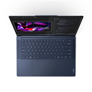 Lenovo Yoga Slim 7 14Q8X9, 14.5'', 3K, OLED, Snapdragon® X Elite, 16 GB, 512 GB, Copilot+, ENG, tamsiai mėlyna - Nešiojamas kompiuteris