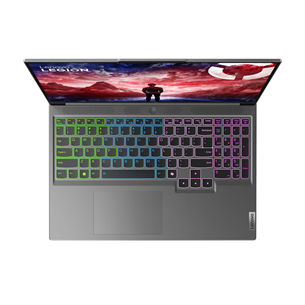 Lenovo Legion Slim 5 16AHP9, 16'', WQXGA+, 240 Hz, Ryzen 7, 16 GB, 1 TB, RTX 4070, ENG, pilkas - Nešiojamas kompiuteris