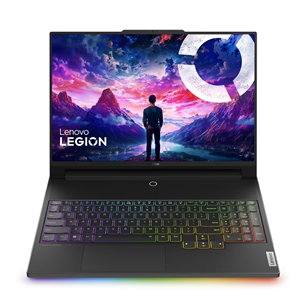 Lenovo Legion 9 16IRX9, 16'', 3.2K, i9, 64 GB, 2 TB, RTX 4090, ENG, juodas - Nešiojamas kompiuteris 83G00040LT