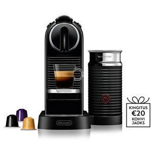 Nespresso Citiz Milk, черный - Капсульная кофеварка