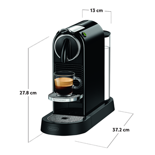 Nespresso Citiz black - Capsule coffee machine