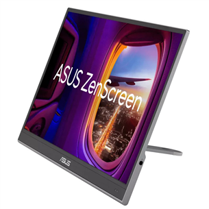 Asus ZenScreen OLED MQ16AHE, 16'', FHD, OLED, USB-C, серый - Портативный монитор