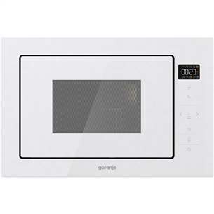 Gorenje, 25 L, 900 W, white - Built-in microwave with grill BM251SG2WG