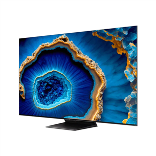 TCL C805, 75'', 4K UHD, Mini-LED, pilkas  - Televizorius