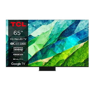 TCL C855, 65'', 4K UHD, Mini-LED, brushed titanium - TV 65C855